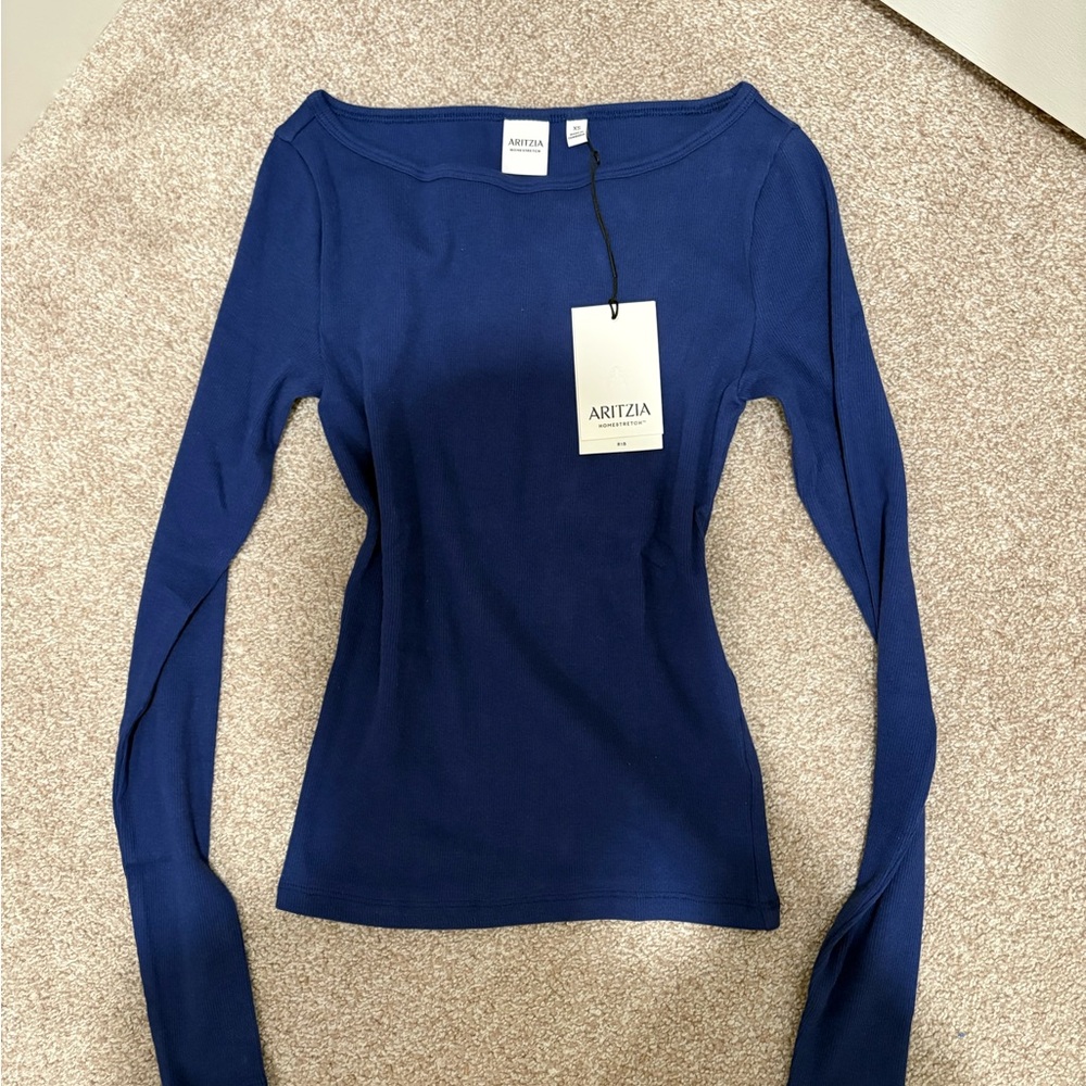 ❗️SOLD❗️NWT Aritzia homestretch boatneck long sleeve